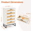 62 cm W Chest of 5 Drawers