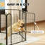 Parc pour chien robuste, parc portable pliable pour animaux 8 panneaux-109765853