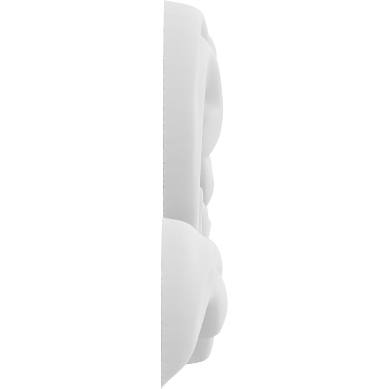 Rosette cheviot, H 3 po x l 6 po x P 0,5 po