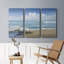 «Sweeping Blue» - Photographie sur toile tendue 3 pièces-2096615910