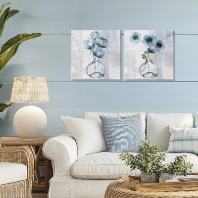 Tale Of Two Vases 2pc Canvas Set, design by Sophie 6