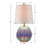 Iridescent Glass Table Lamp