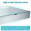 90mm W 65mm H Medicine Cabinet Mirror 8 Adjustable