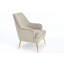 Fauteuil d'appoint en velours de style moderne-133668450