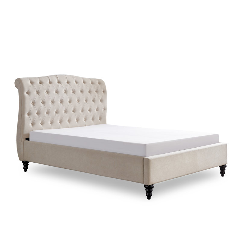 Fairfield Upholstered Bed, Kingsize (5'), Natural