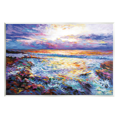 Abstract Contemplation By The Sea by Leon Devenice