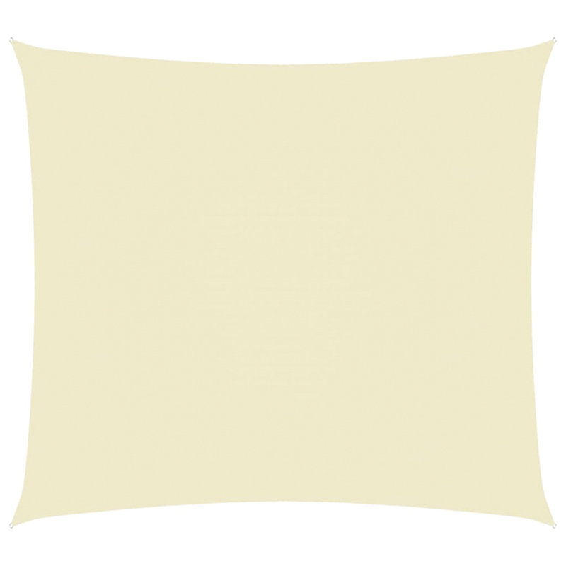 Naplate 2.5m x 3.5m Rectangular Shade Sail, Cream