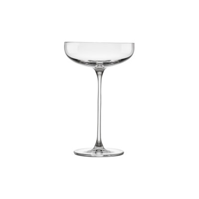 Set of 2 Savage Crystal Coupe Glasses