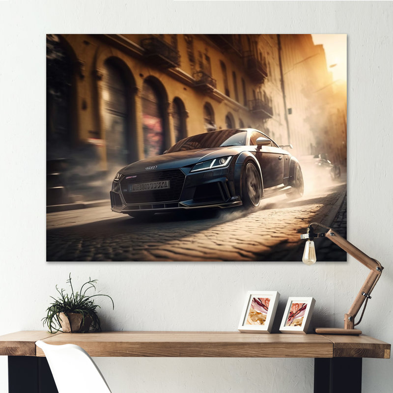 Industrial Transportation Wall Decor on Metal, 30" H x 40" W x 1" D