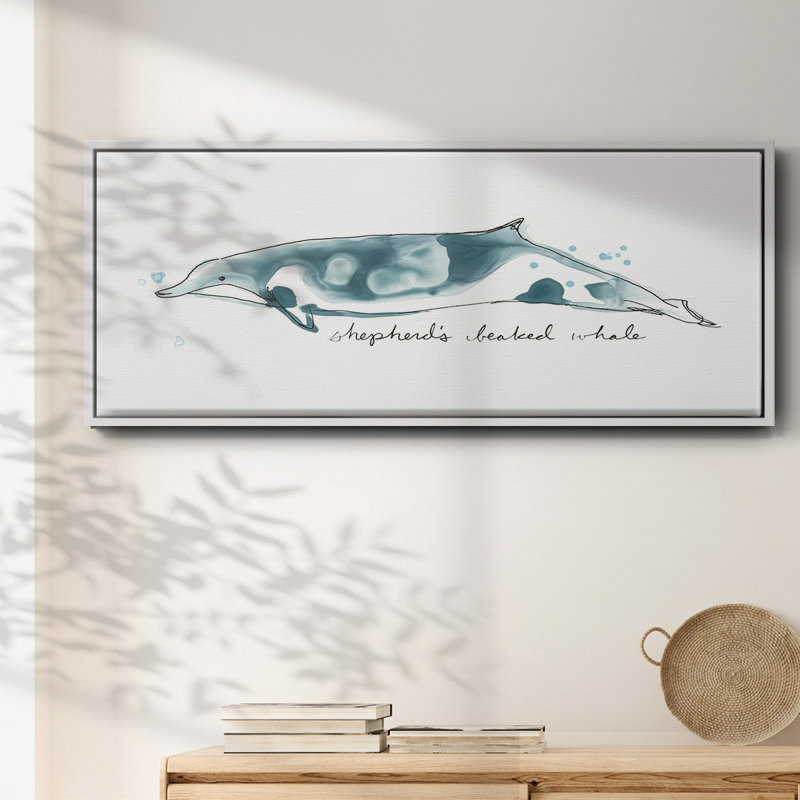 Baleine III - toile encadrée