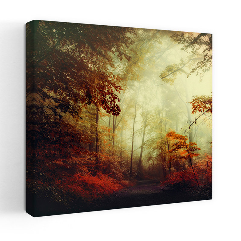 That's Not My Way, art contemporain de paysage abstrait, H 24 po x l 24 po