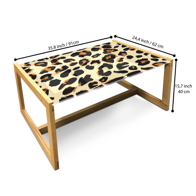 Jacquees Sled Coffee Table, 90cm H x 62cm W x 40cm D