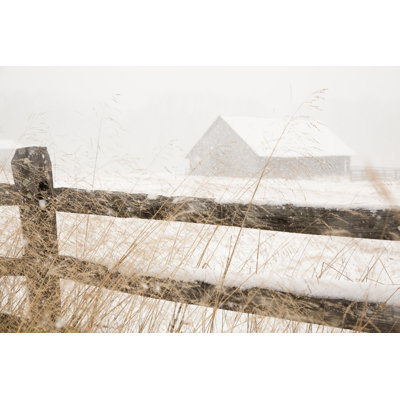 Snowy Day - Wrapped Canvas Painting