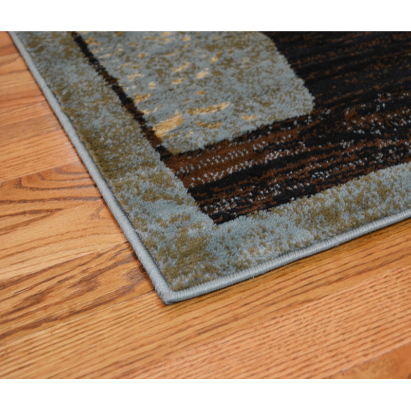 Tapis bleu Olivieri, Tapis de couloir 2 pi 3 po x 7 pi 7 po