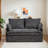 59.5" Convertible Sofa Bed 2-in-1 Upholstered Reclining Sleeper Sofa Couch Bed with Side Storage and USB/C-TYPE-561095428