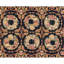Hand-Knotted High-Quality Black and Gold Area Rug