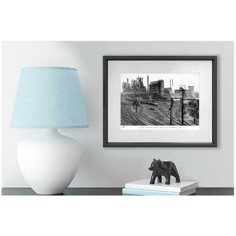 Corby, Stewarts And Lloyds Steel Works C1955 by Francis Frith - Single Picture Frame Print, 28cm H x 36cm W x 2.3cm D