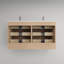 Meuble-lavabo double 58,9 po avec plateau en acrylique Victoria-98195207