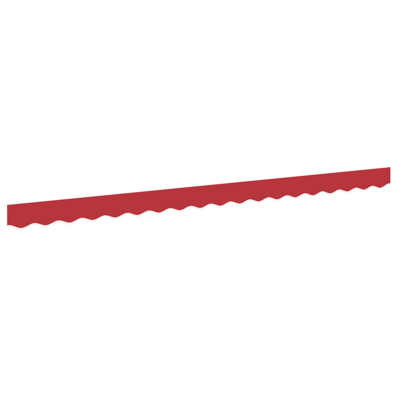 VidaXL 20cm D Retractable Patio Awning, 330 cm W x 20 cm D, Red