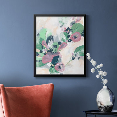 Tropical Branch Fresco II Premium Framed Canvas - Ready to Hang