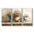 Toile naturelle avec cadre flottant