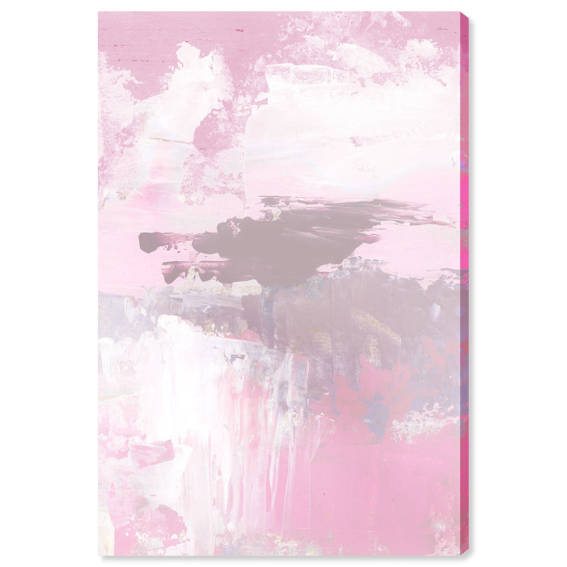 " Oleaje In Raspberry ", 36" H x 24" W