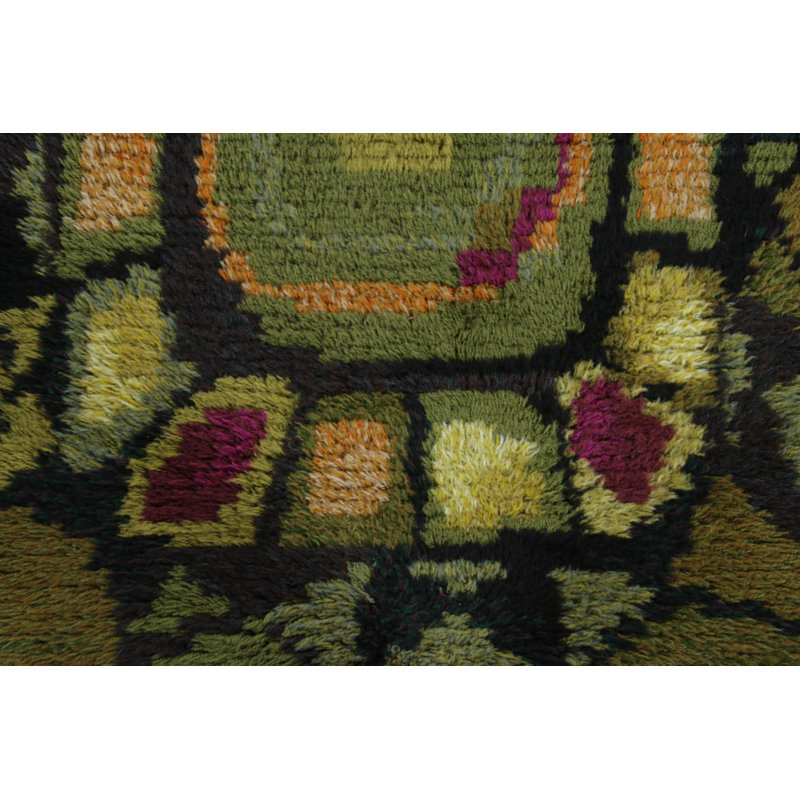 Vintage One-of-a-Kind 2'8" x 5'2" Hand Knotted Area Rug