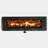 28" Propane Gas Fire Pits 50000 BTU Rectangular Steel Fire Pit for Outdoor living room Garden Balcony