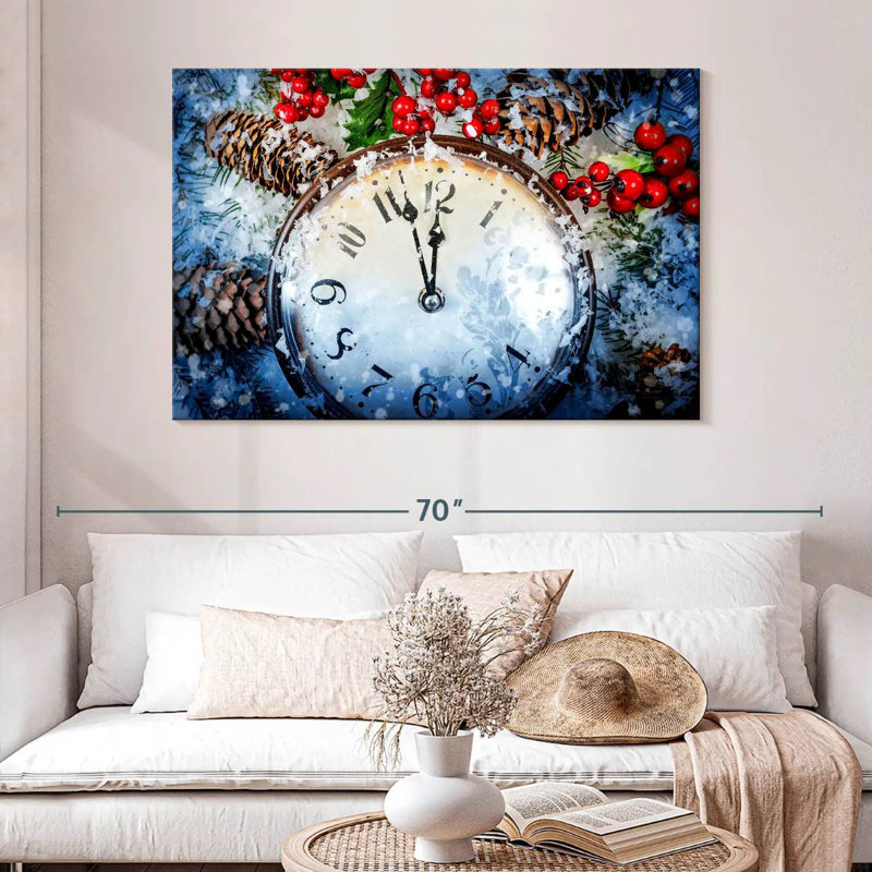 Minutes jusqu'à Noël, H 32 po x l 48 po