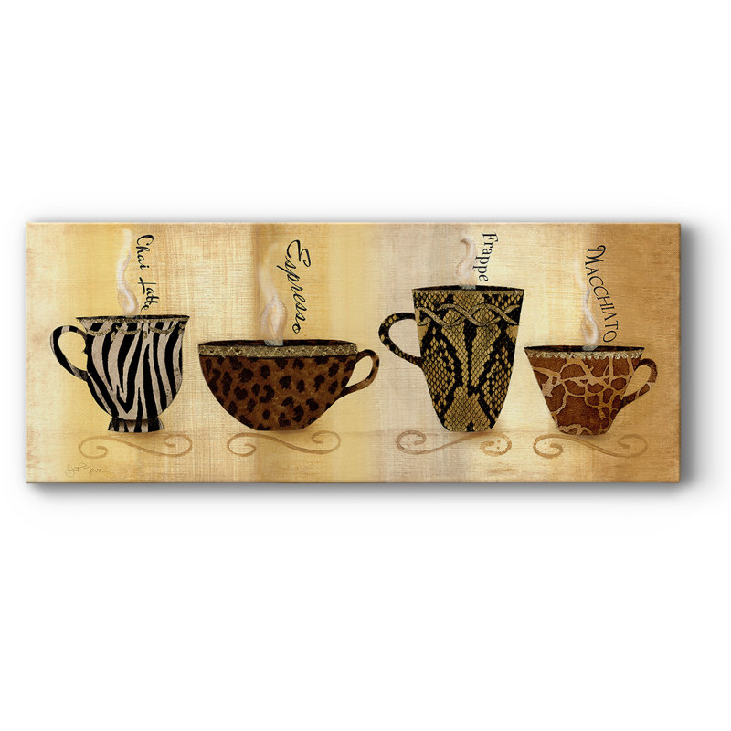 Café Exotica I sur toile, H 8 po x l 20 po x P 1,5 po