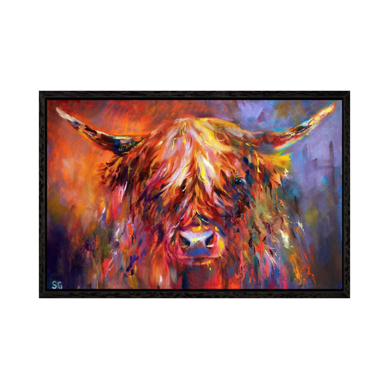 Islay by Sue Gardner - Painting on Canvas, Black Framed, 152.5 cm H x 101.5 cm W