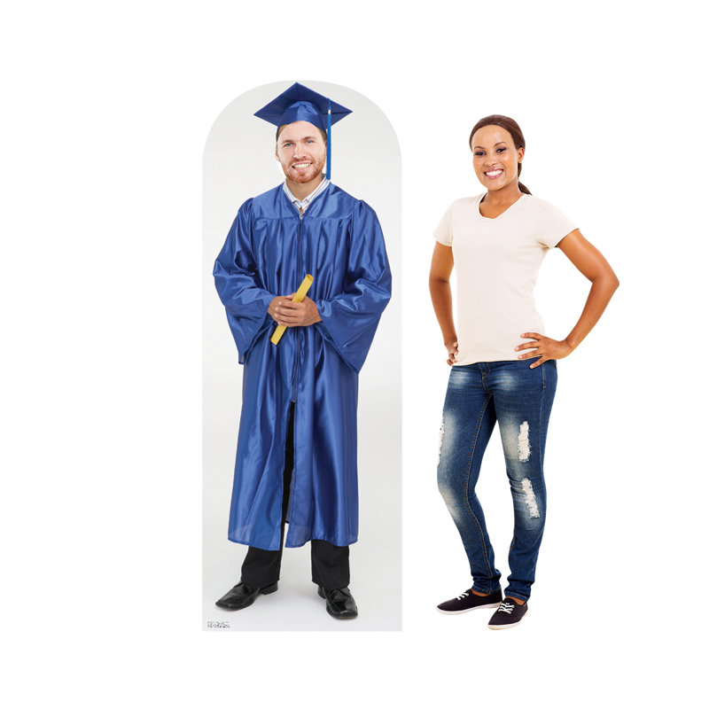 Life-Size Stand-Ins 72'' Cardboard Standup, Blue