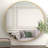 36 Inch Metal Round Bathroom Mirror