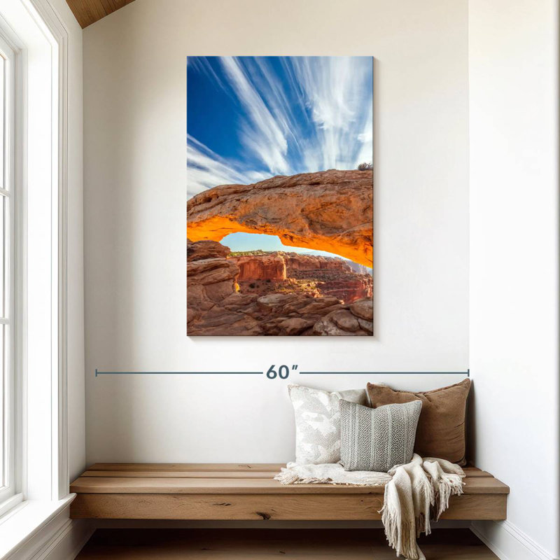 Alvord Mesa Arch Sunrise Glow, 45" H x 30" W