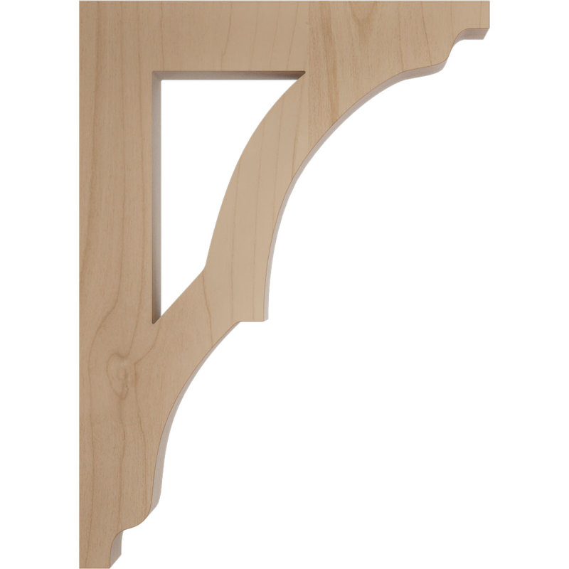 Support en bois Avila, Aulne, H 9 po x l 1,75 po x P 6,5 po