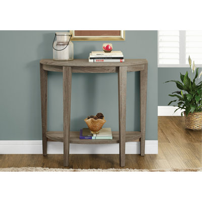 Table d'appoint, console, vestibule, étroit, canapé, salon, chambre à coucher, stratifié brun, contemporain, moderne