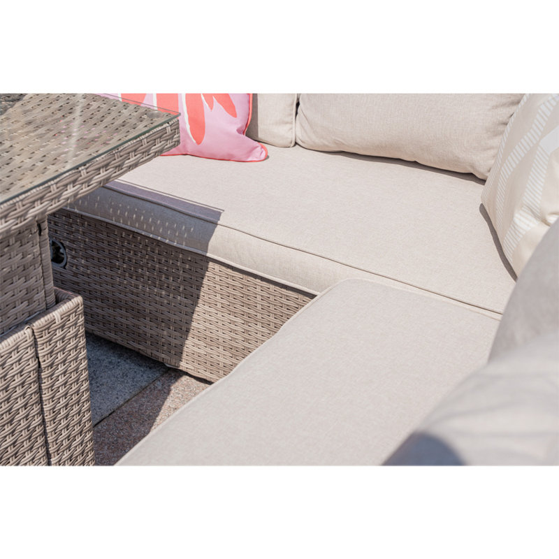 Winterton Outdoor Arm Reclining Rising Dining Table