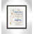 Black Woodgrain Flat Framed