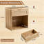 58.5cm W Manufactured Wood Bedside Table