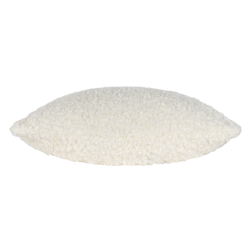 Cabu Square Throw Cushion, Feather, Ivory