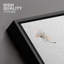 Pissenlits avec pois multicolores, illustrations de plantes, minimalisme, décor de salon rustique-102488094-102488096