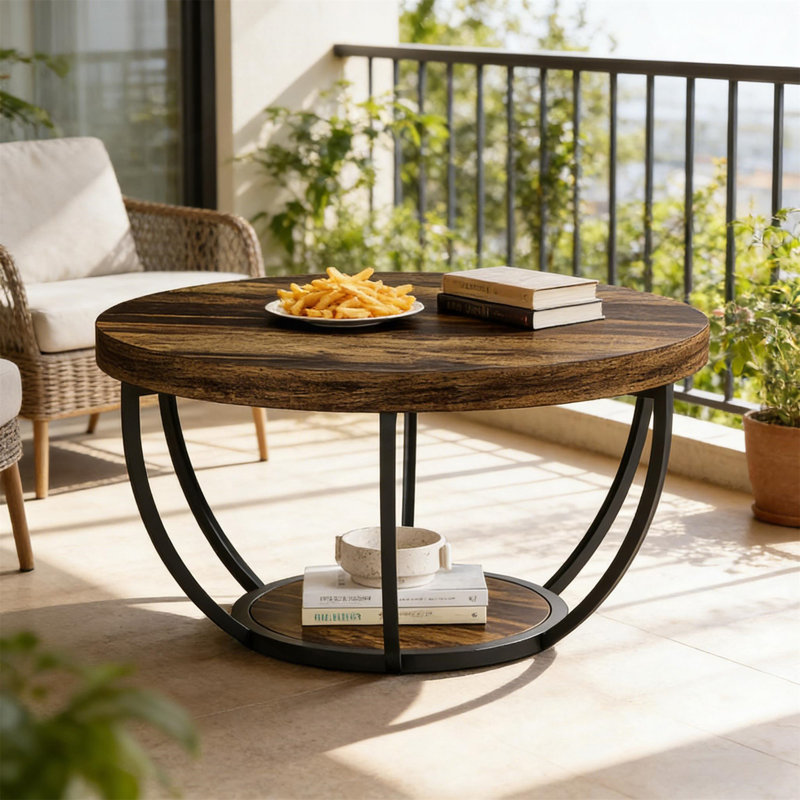 Table basse TribeSigns, Brun