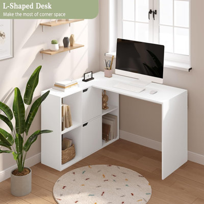 Osgar L-Shaped Writing Desk