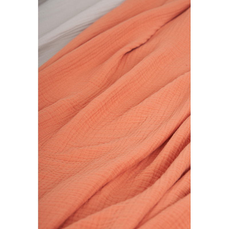 Ryker Moonbeam Gauze Coverlet, Twin Coverlet, Melon