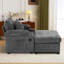 Chaise moderne surdimensionnée avec repose-pieds-744813541