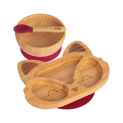 Tiny Dining - Children's Bamboo Suction Fox Dinner