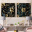Essonnes - Abstract Botanicals Square Collage Set Of 2-101858421-101858422