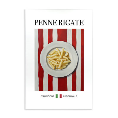 Traditional Penne Rigate Pasta Wall Plaque, design by Andreas Magnusson