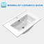 Cohlette 600mm Single Bathroom Vanity with Drop In Ceramic Basin-1812581741