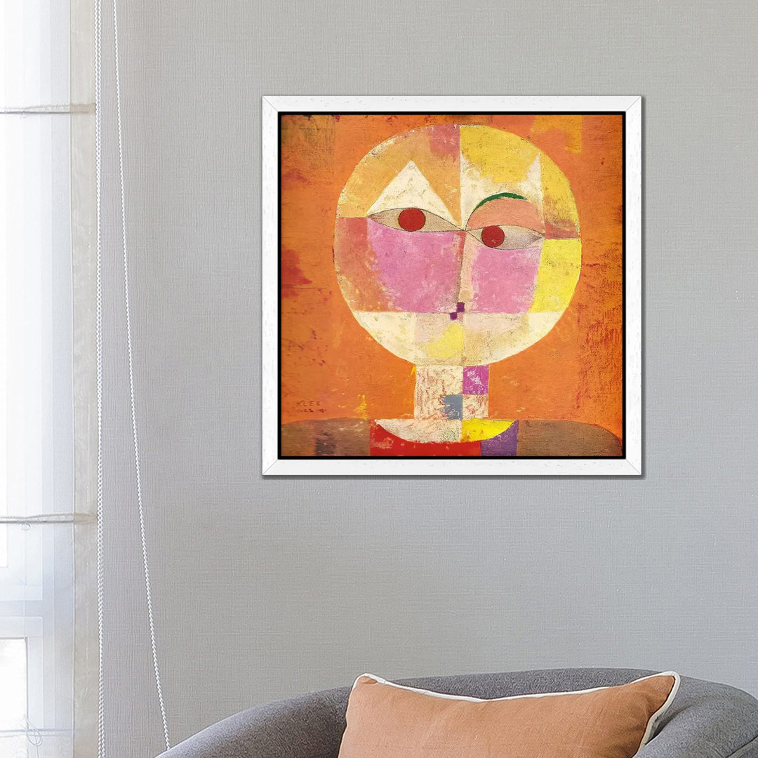Senecio by Paul Klee - Floater Frame Painting on Canvas